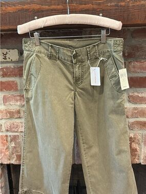 Lucky Brand Cropped Ankle Jeans in Olive